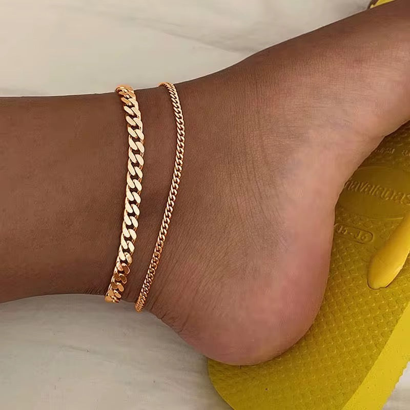 Cuban anklet