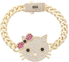 Kitty Cuban Necklace and Bracelet Set