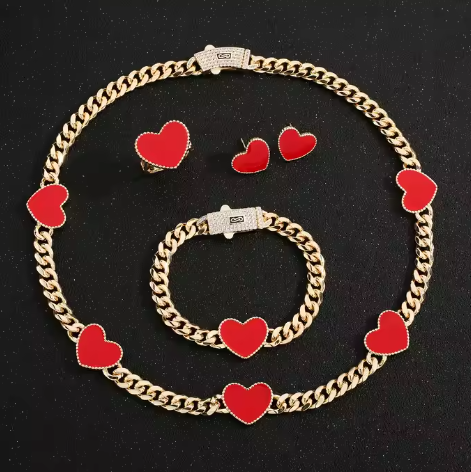 Love at First Sight Necklace and Bracelet Set