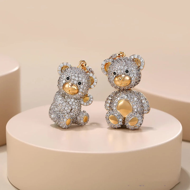 Bling Bear Charm & Necklace - Boujee Collection By Jeneen