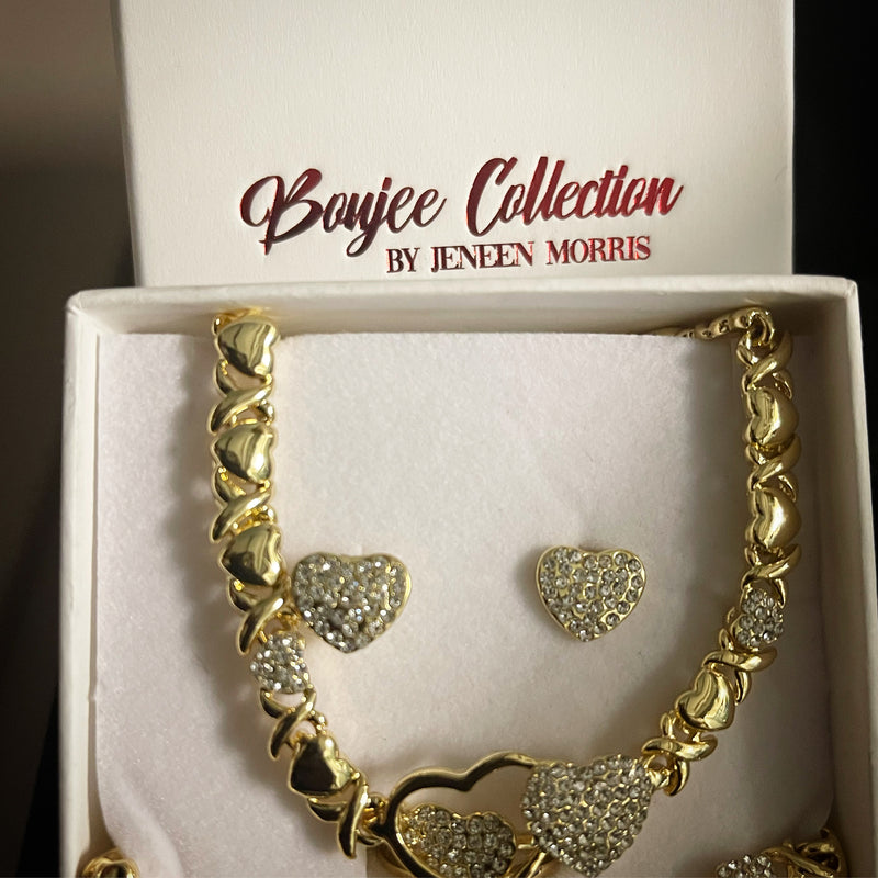 Entanglement Hugs & Kisses Gold - Boujee Collection By Jeneen