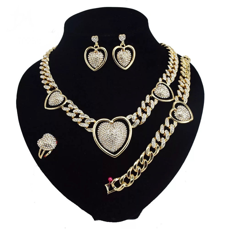 Hearts Cuban Hugs & Kisses - Boujee Collection By Jeneen