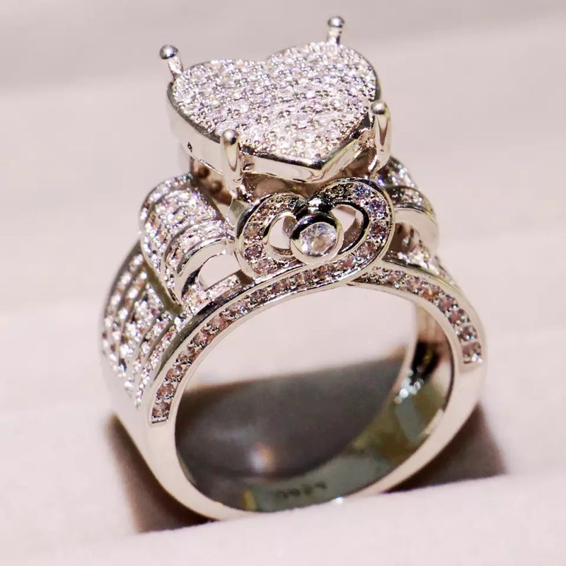 Heart Cluster Ring - Boujee Collection By Jeneen