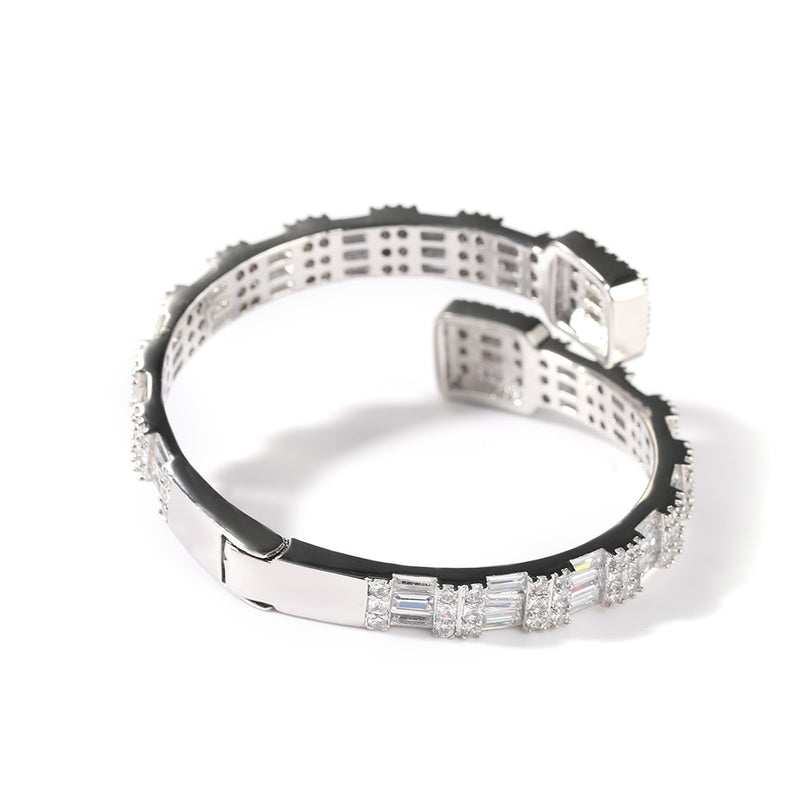 Baguette Bling Cuff Bangle - Boujee Collection By Jeneen